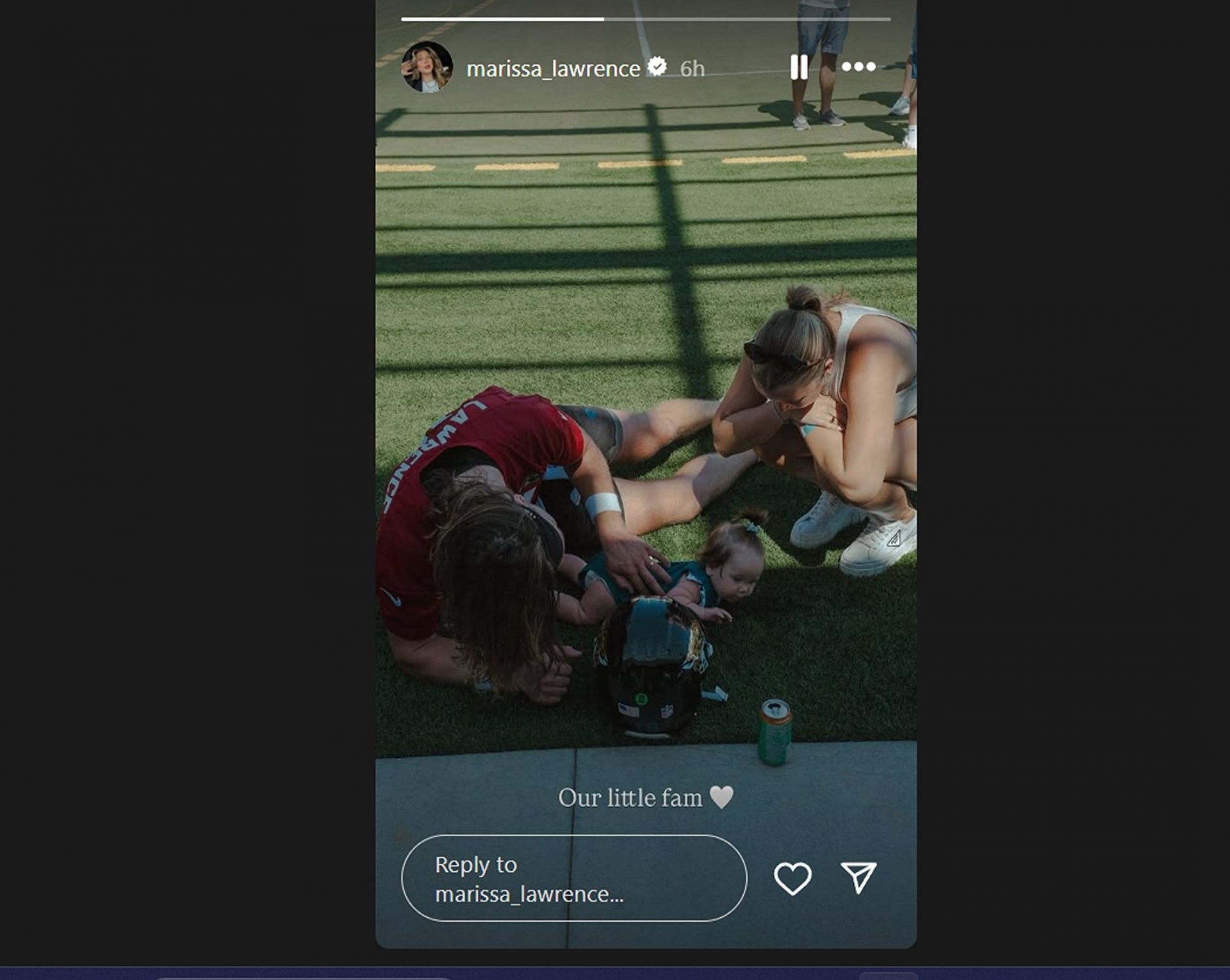 Trevor Lawrence’s wife Marissa drops 3-word message at training camp/@marissa_lawrence
